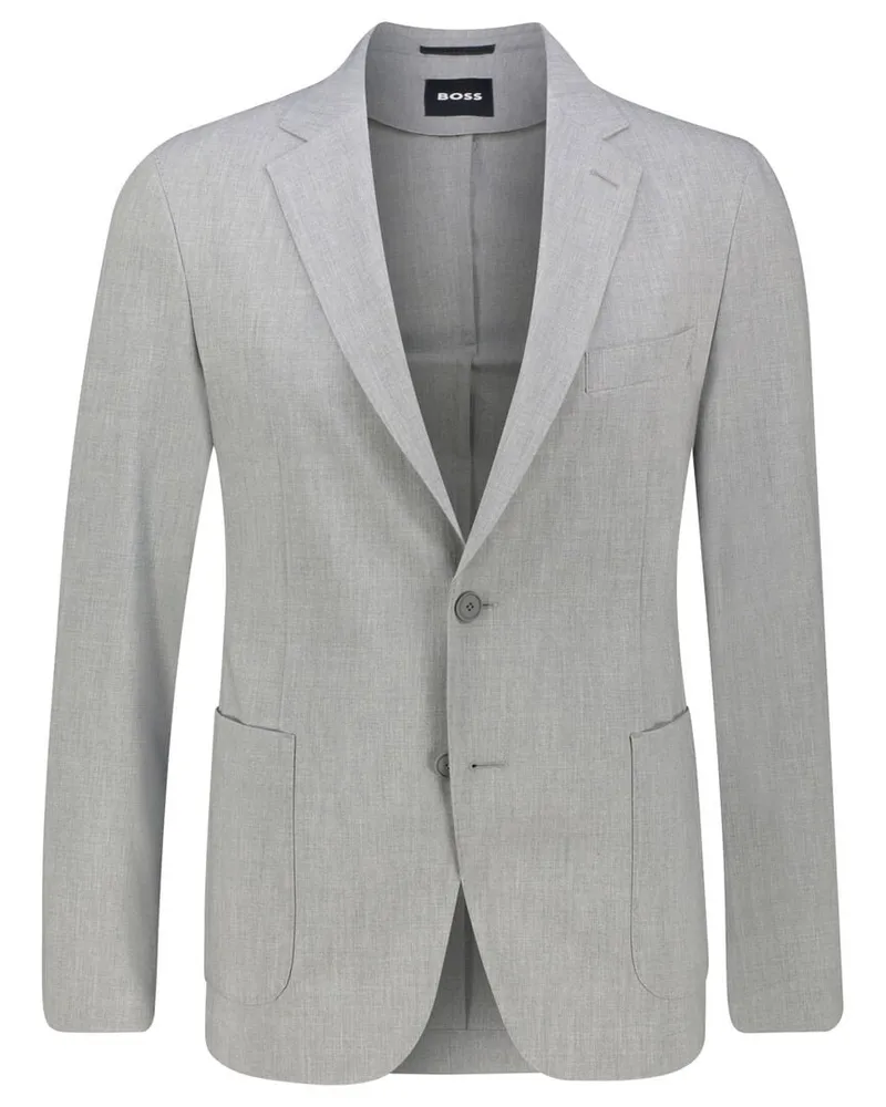 HUGO BOSS Herren Sakko P-HANRY-244 Slim Fit Grau