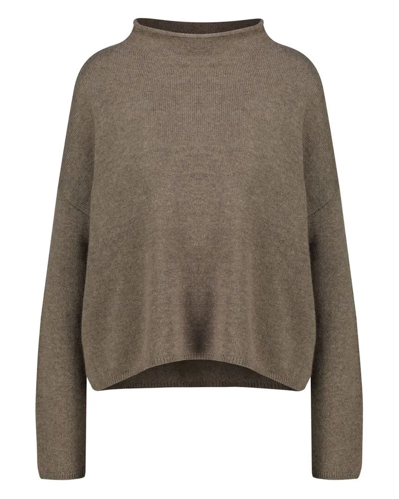 Lisa Yang Damen Kaschmirpullover SANDY Taupe