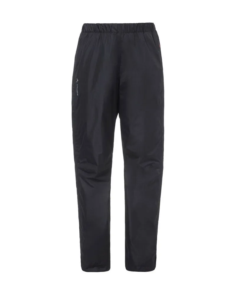 Vaude Damen Fahrrad-Regenhose FLUID FULL-ZIP PANTS Schwarz