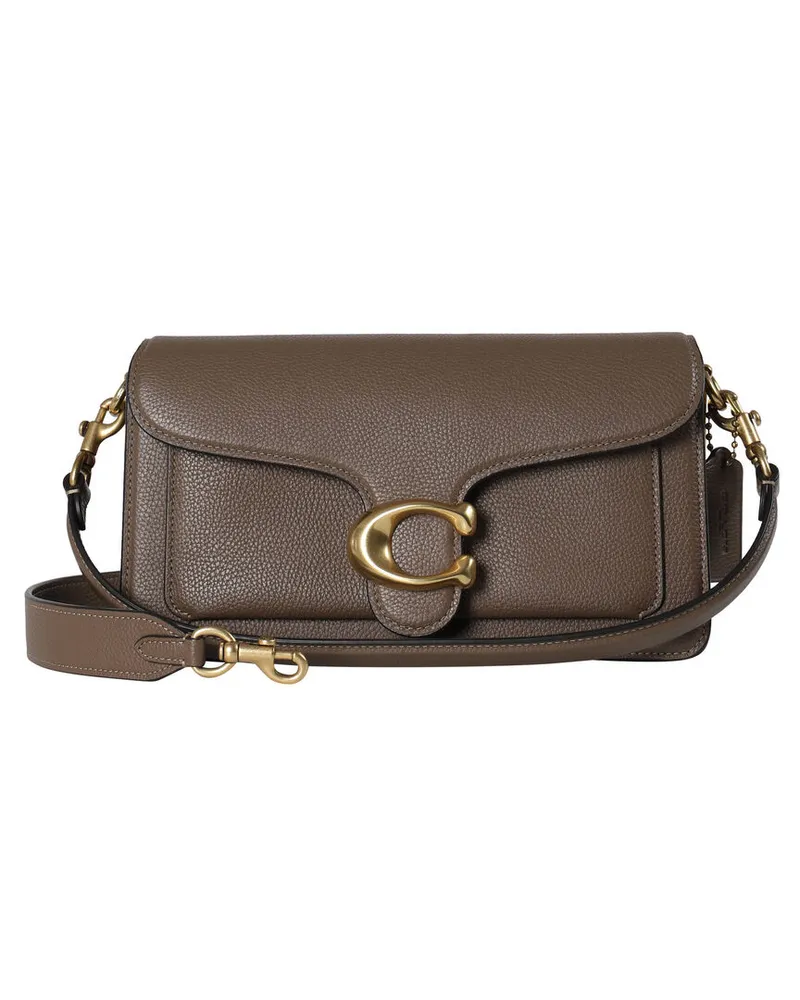 Coach Damen Schultertasche TABBY 26 Taupe