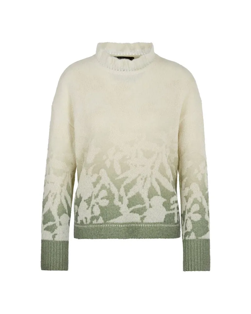 Marc Cain Damen Strickpullover mit Alpaka und Wolle SYDNEY Minze