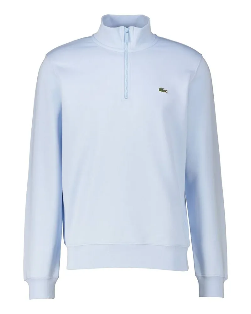 Lacoste Herren Sweatshirt mit Troyerkragen Bleu