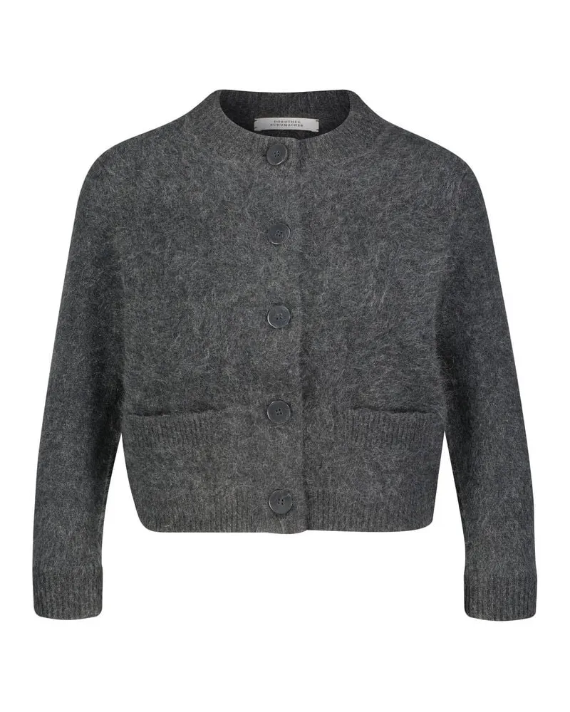 Dorothee Schumacher Damen Strickjacke FLUFFY STATEMENTS Anthrazit