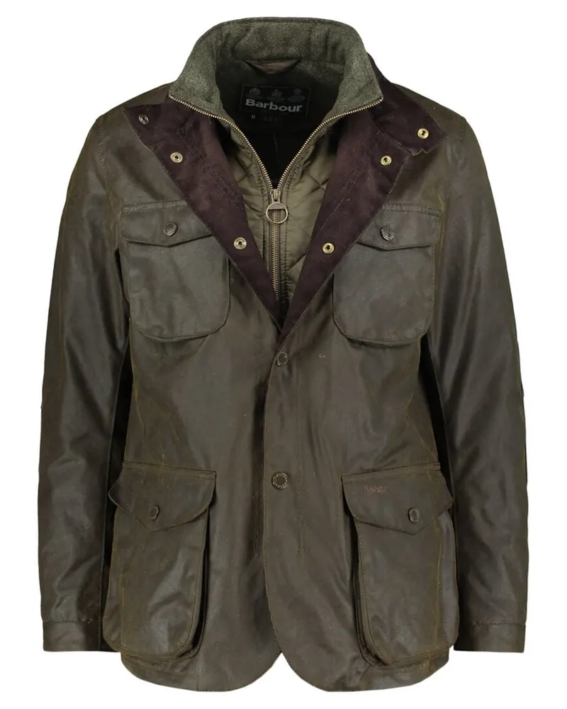 Barbour Herren Wachsjacke OGSTON Oliv