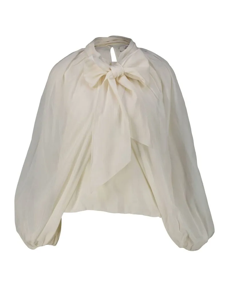 Dorothee Schumacher Damen Seidenbluse DREAMFUL VOLUMES Offwhite