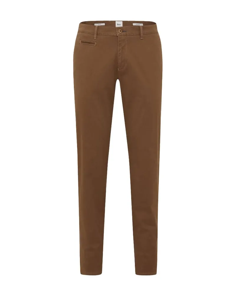 Brax Herren Chinohose STYLE.FABIO IN Regular Fit mit Stretch-Anteil Braun