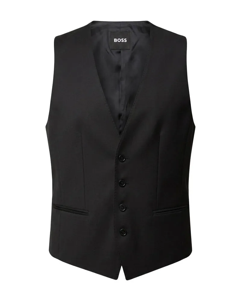 HUGO BOSS Herren Anzugweste H-HUGE Black