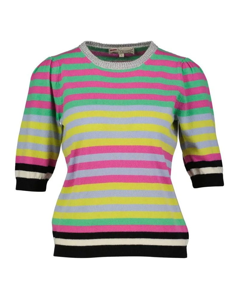 Maison Common Damen Strickpullover aus Wolle mit Kaschmir Mehrfarbig