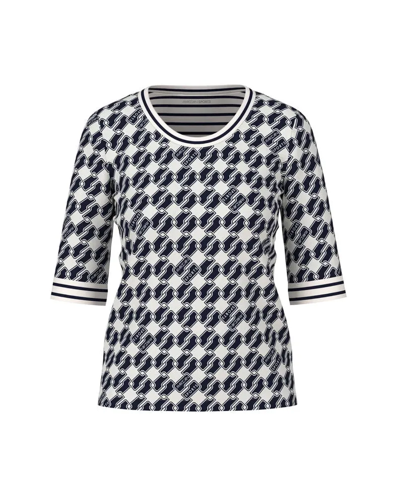 Marc Cain Damen T-Shirt Weiss
