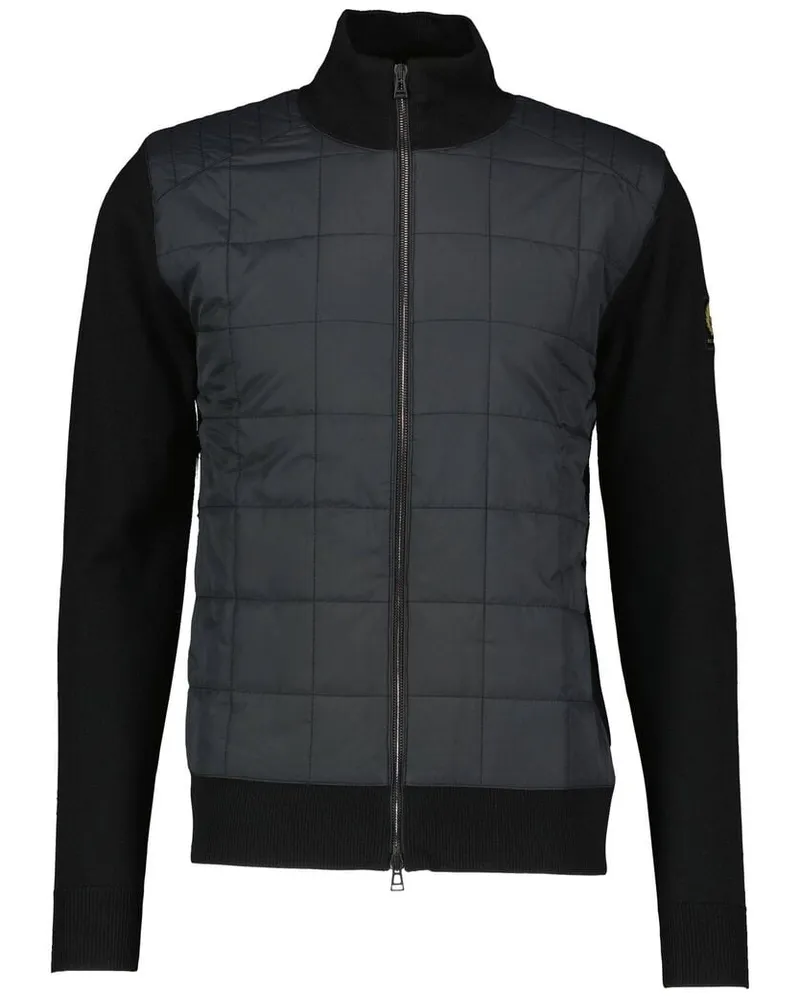 Belstaff Herren Strickjacke KELBROOK ZIP CARDIGAN Schwarz