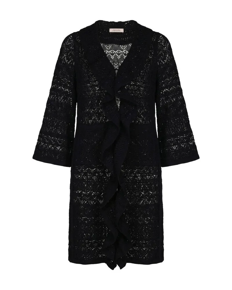 Dorothee Schumacher Damen Strickmantel BOHEMIAN LACE Marine