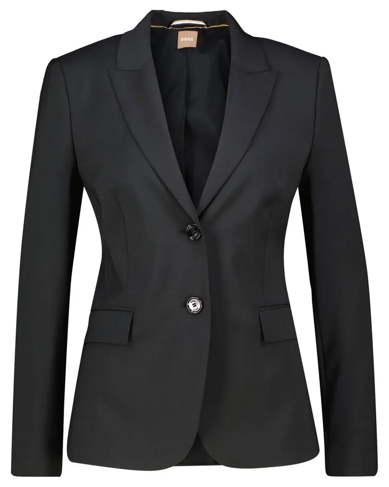 HUGO BOSS Damen Blazer JULEAH Schwarz