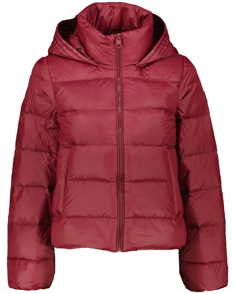 Tommy Hilfiger Damen Daunenjacke wasserabweisend Regular Fit Bordeaux
