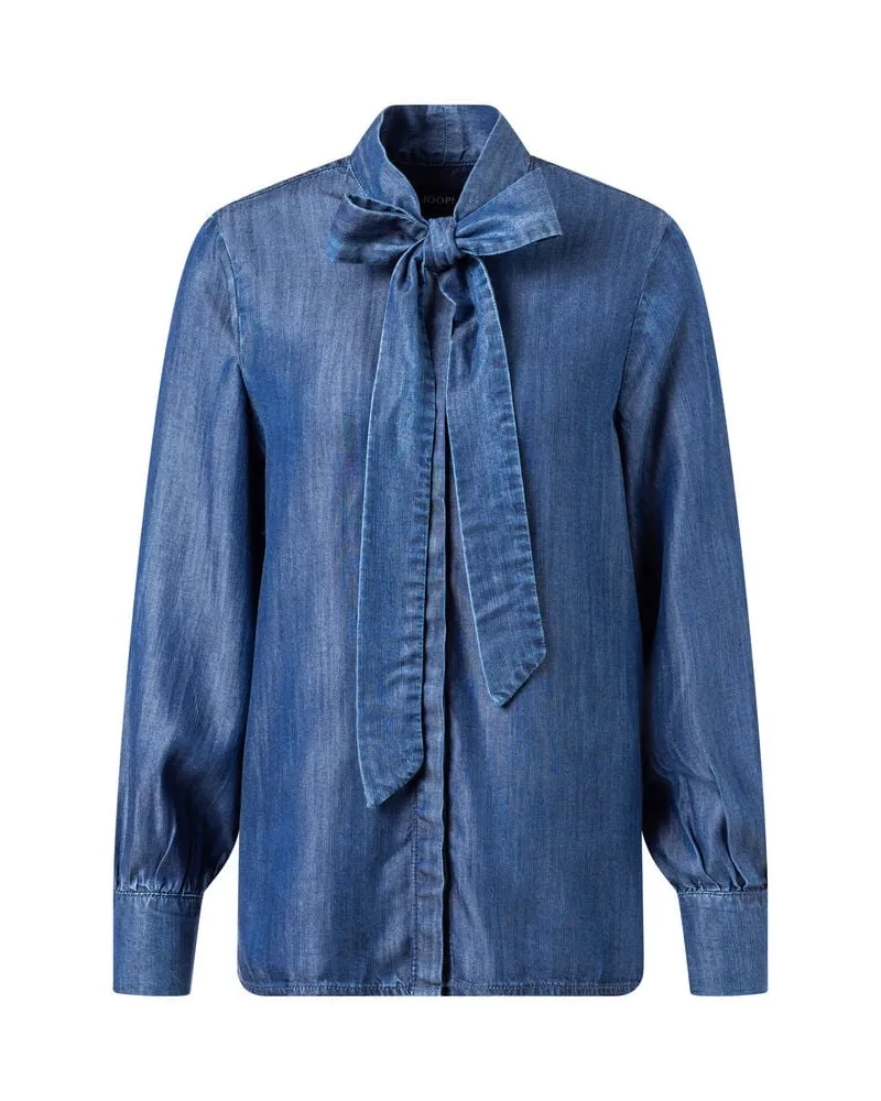 JOOP! Damen Jeansbluse Blue
