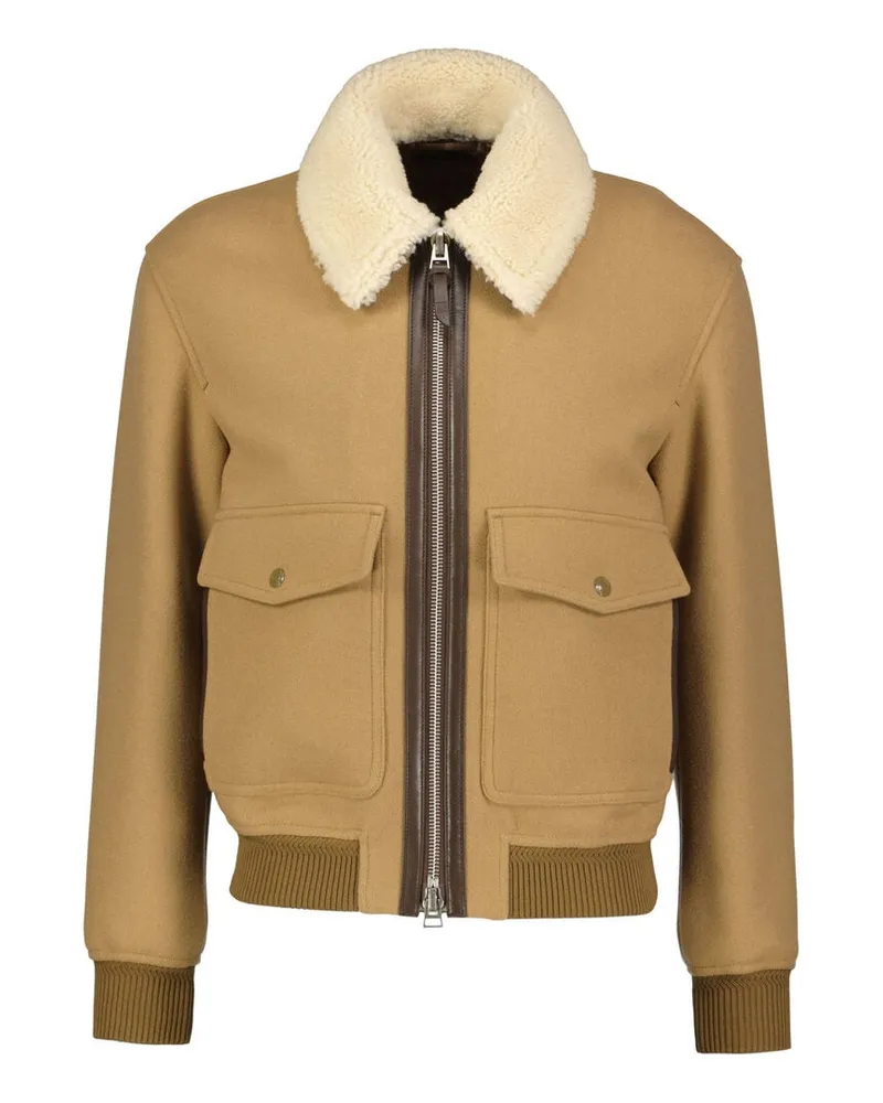 Tom Ford Herren Blouson aus Wolle Camel