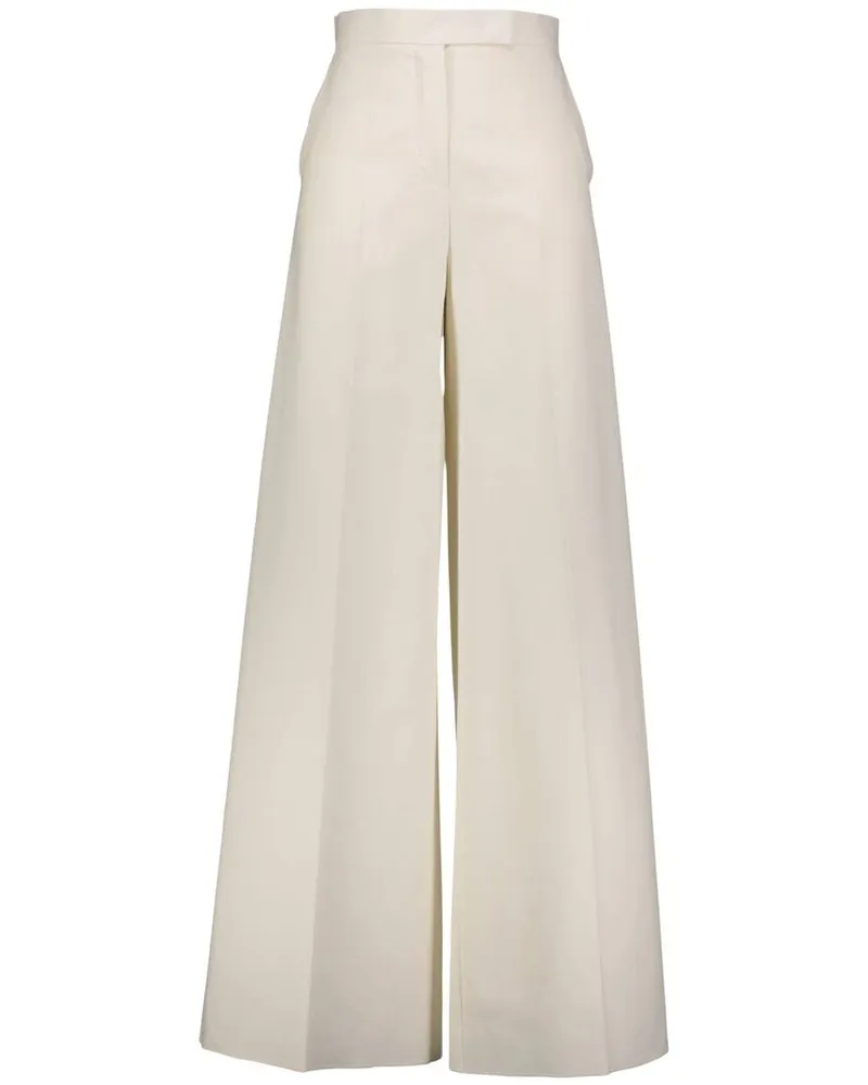 Max Mara Damen Marlenehose FINISH Offwhite
