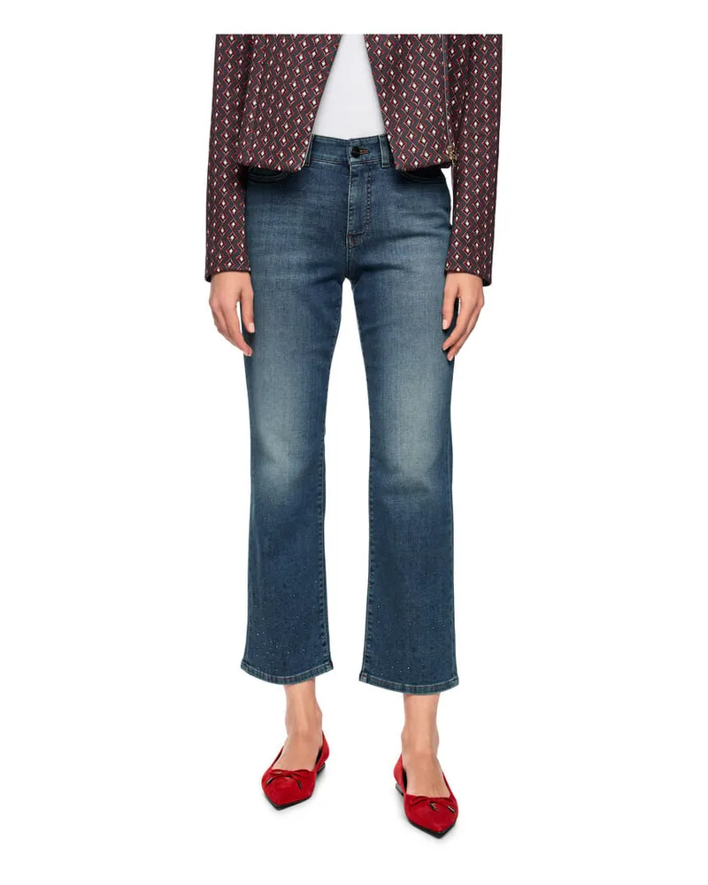 Marc Cain Damen Jeans FORLI verkürzt Blue