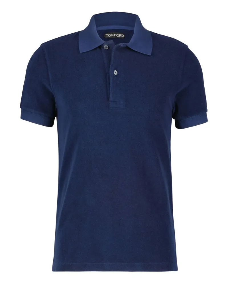 Tom Ford Herren Poloshirt Marine