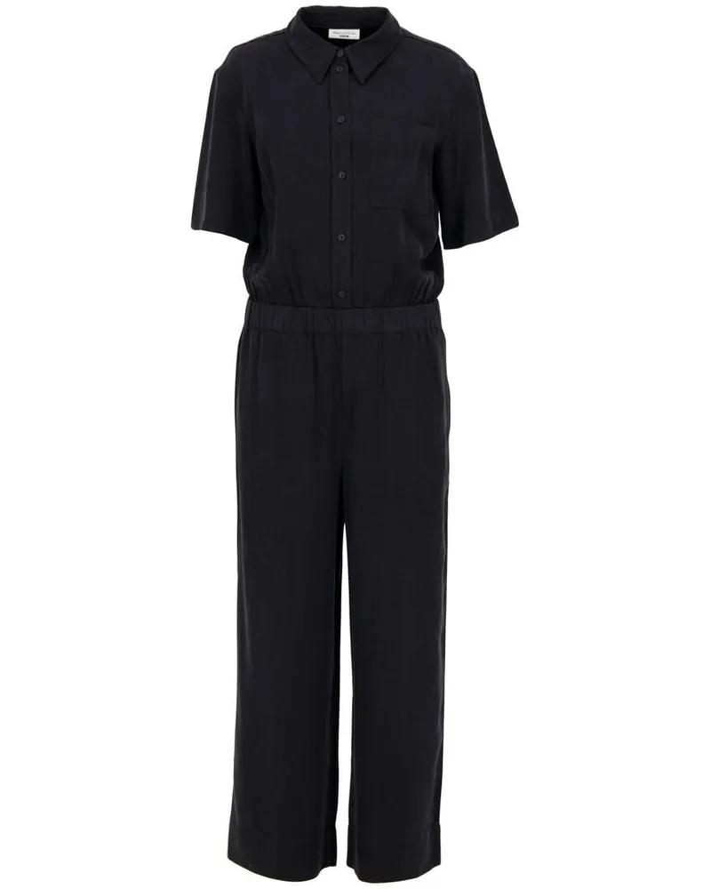 Marc O'Polo Damen Jumpsuit aus Lyocell Relaxed Fit Schwarz
