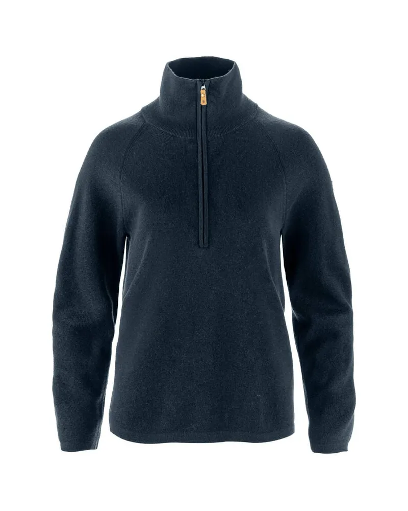 Fjäll Räven Damen Pullover ÖVIK LITE Regular Fit Marine