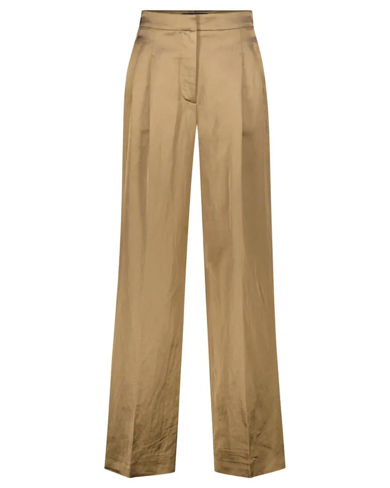 Iris von Arnim Damen Hose mit Leinen LANIE Taupe