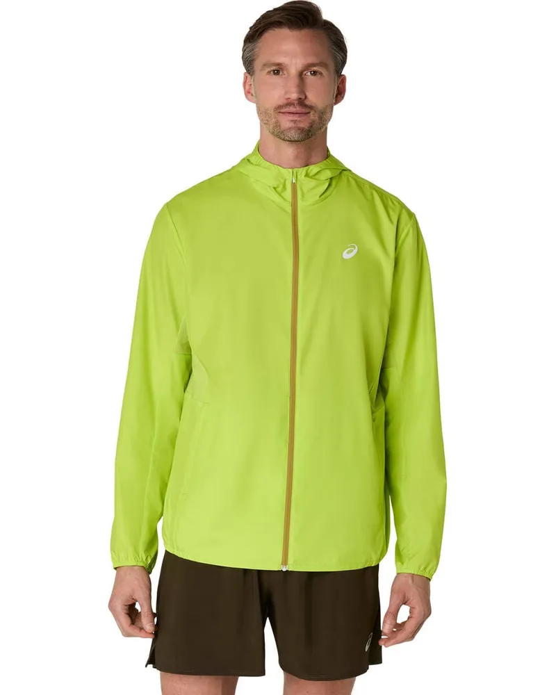 Asics Herren Laufjacke CORE JACKET Limette