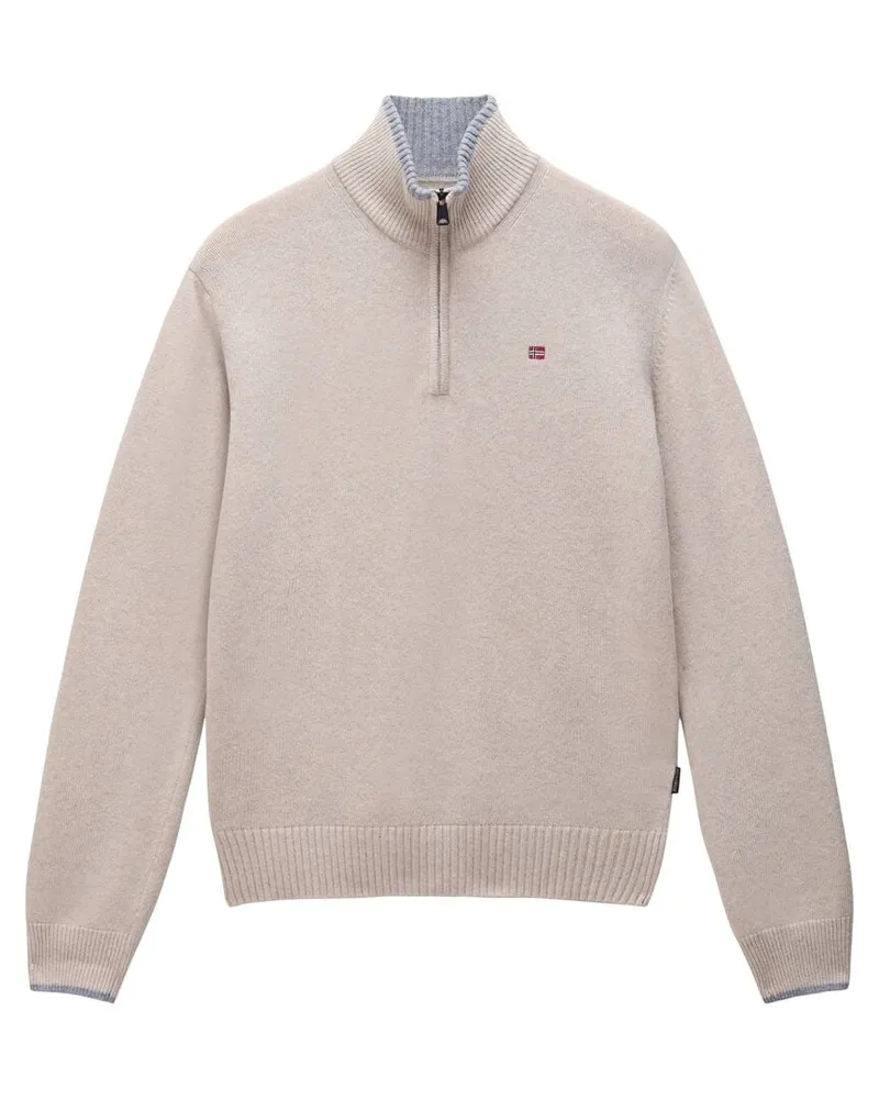 Napapijri Herren Strickpullover DAIN HZ 5 Sand