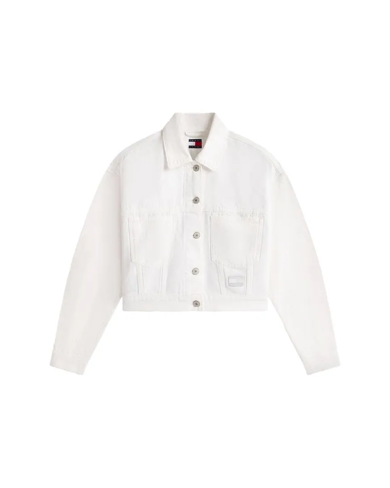 Tommy Hilfiger Damen Jeansjacke Weiss