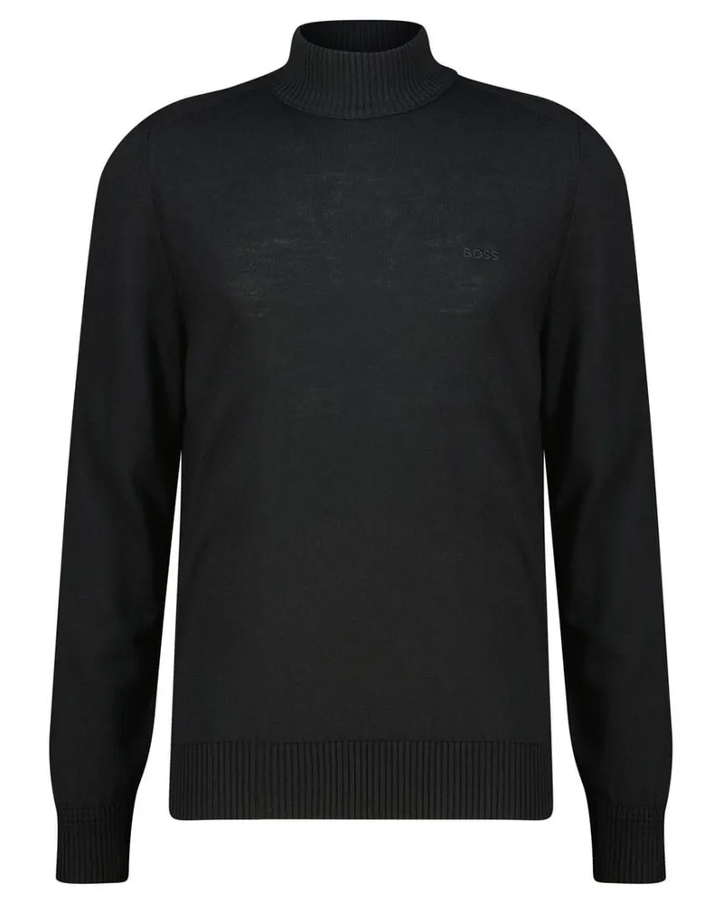 HUGO BOSS Herren Pullover AVAC Schwarz