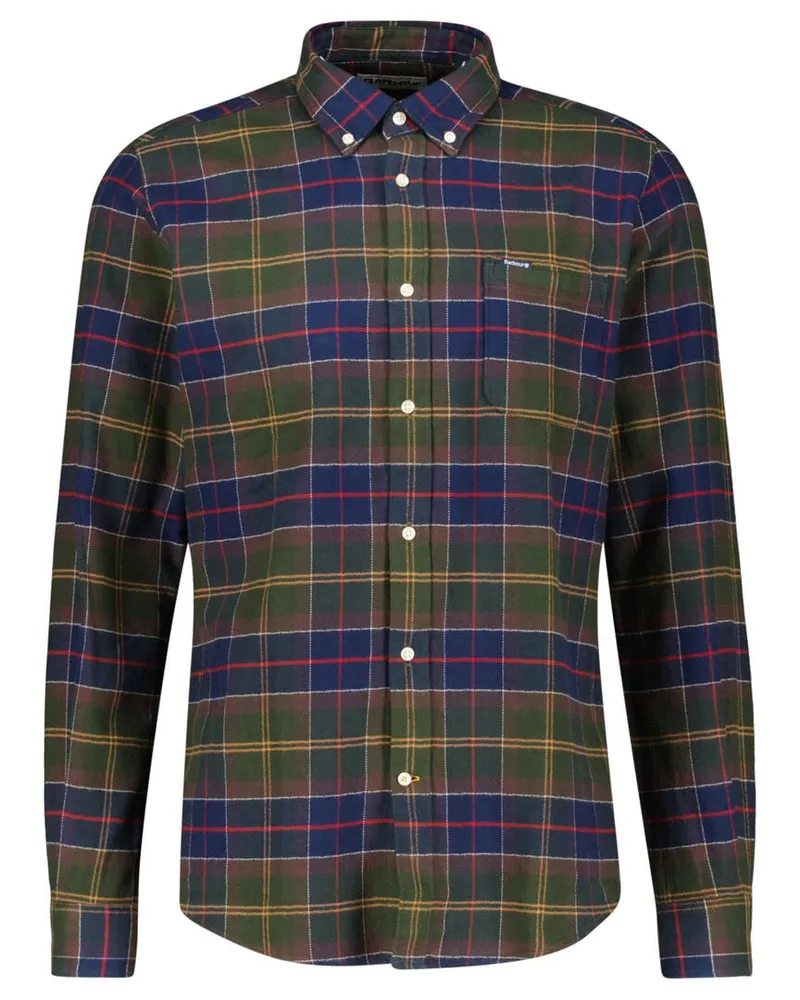Barbour Herren Freizeithemd KYE TAI Tailored Fit Oliv