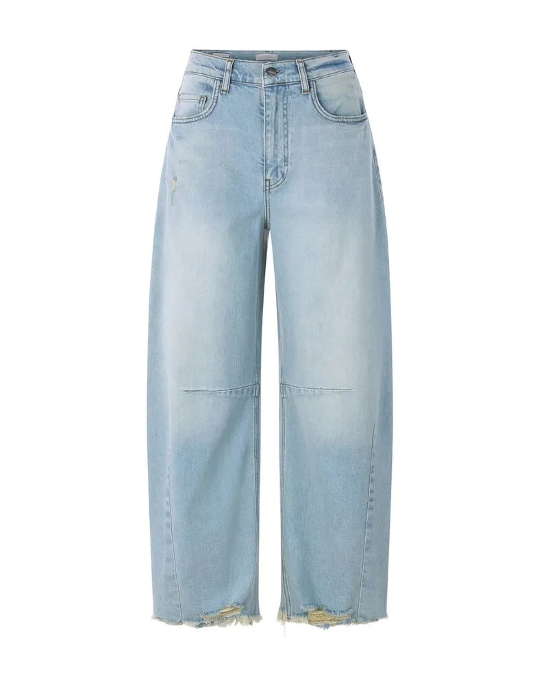 Rich&Royal Damen Jeans Barrel Fit Stoned