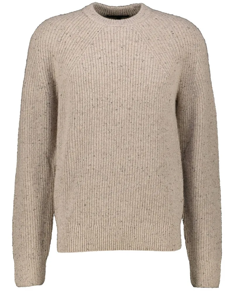 Drykorn Herren Strickpullover mit Wolle und Seide RIPPLEY Relaxed Fit Braun
