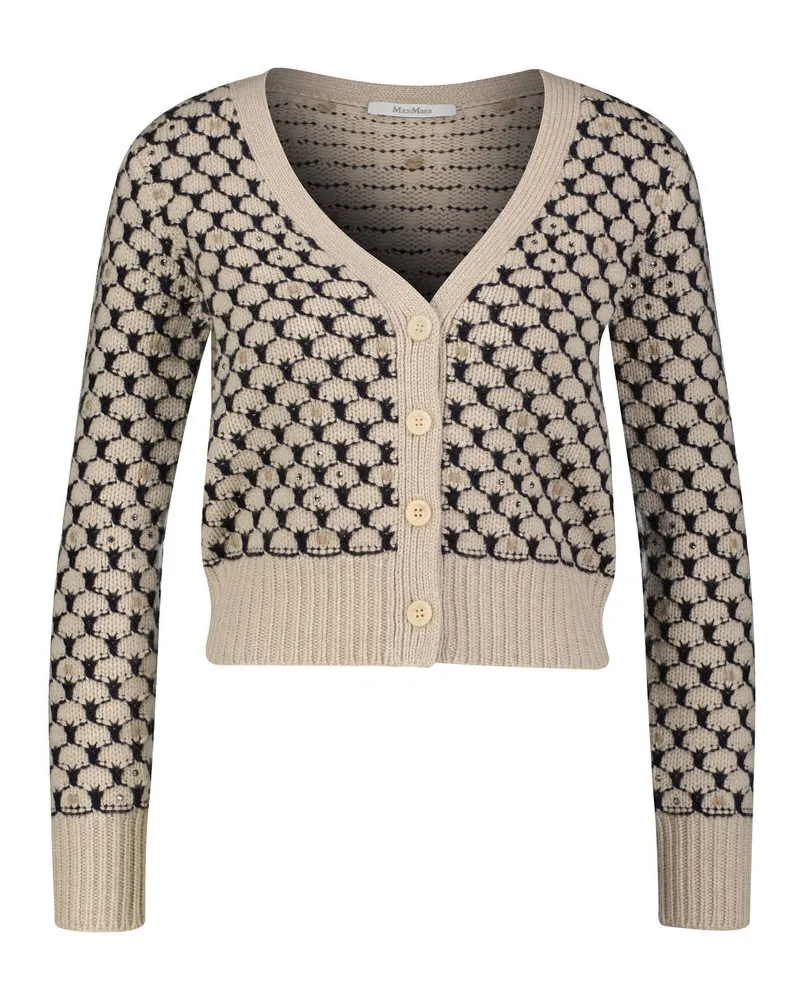 Max Mara Damen Strickjacke MASTRO Offwhite