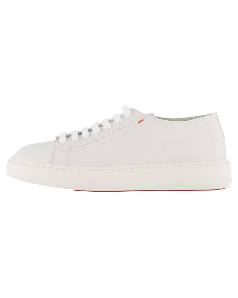 Santoni Herren Sneaker Weiss