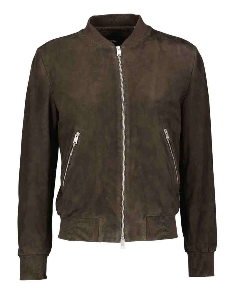 Arma Herren Bomberjacke aus Wildleder DIDIER Anthrazit