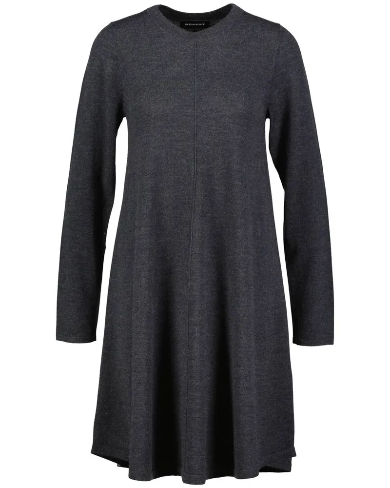 Repeat Damen Strickkleid Grau