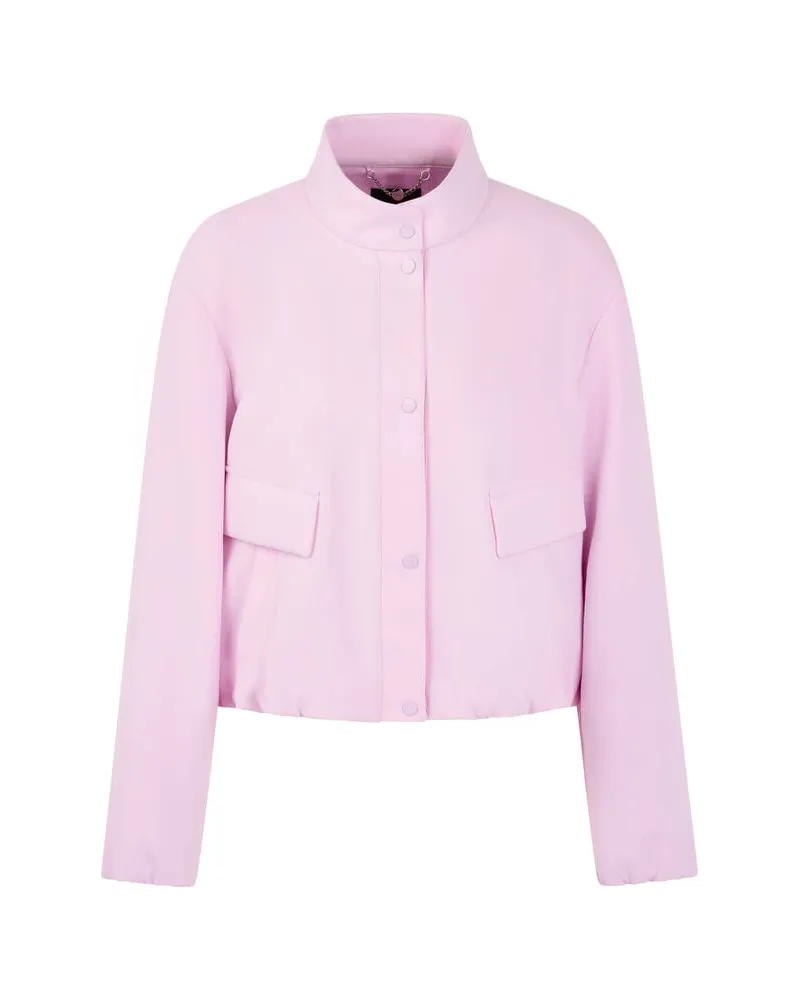 Marc Cain Damen Freizeitjacke Boxy Fit Rosa
