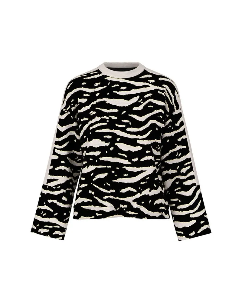 Marc Cain Damen Langarmshirt mit Baumwolle Schwarz