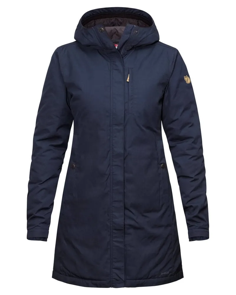Fjäll Räven Damen Jacke KIRUNA PARKA Dunkelblau