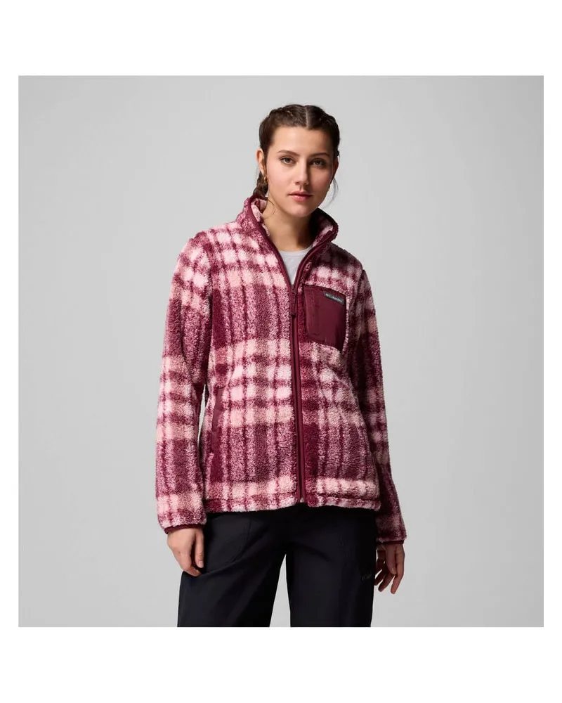 Columbia Sportswear Company Damen Fleecejacke WEST BEND PRINT FULL ZIP II Bordeaux