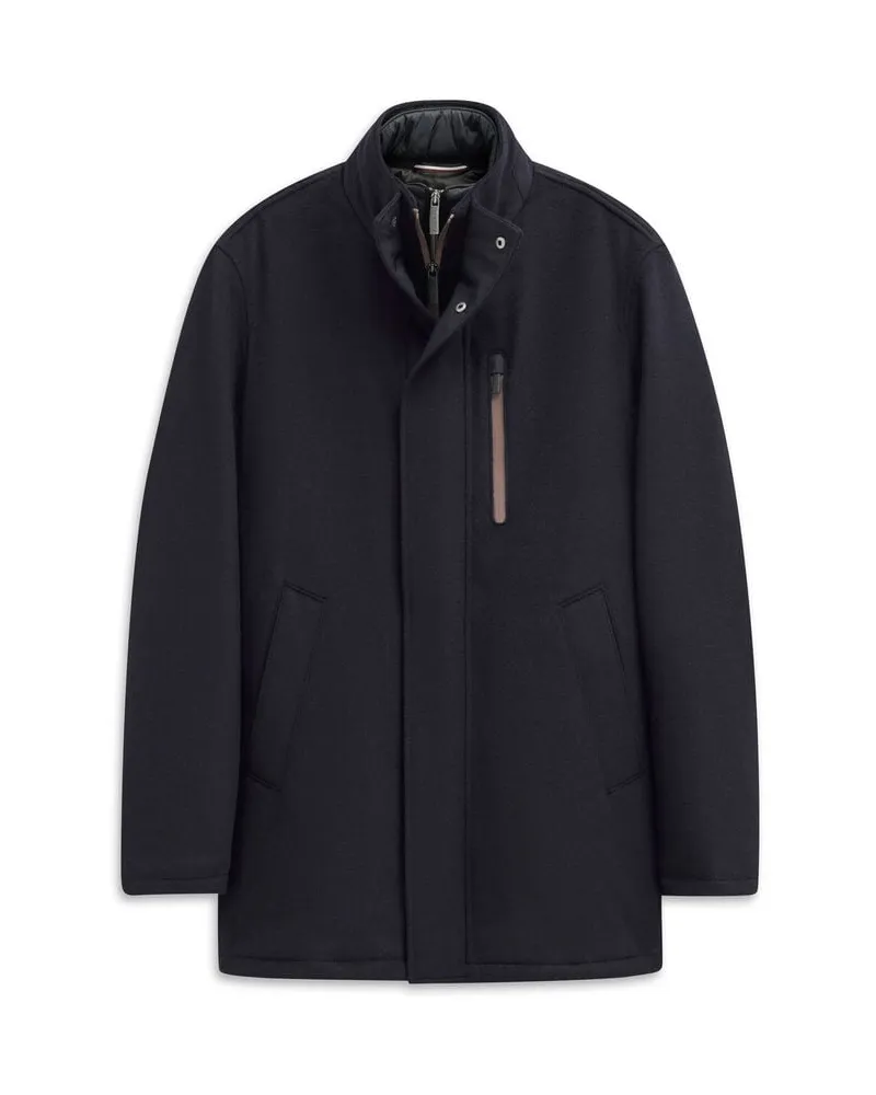 Bugatti Herren Jacke Regular Fit aus Wolle Marine