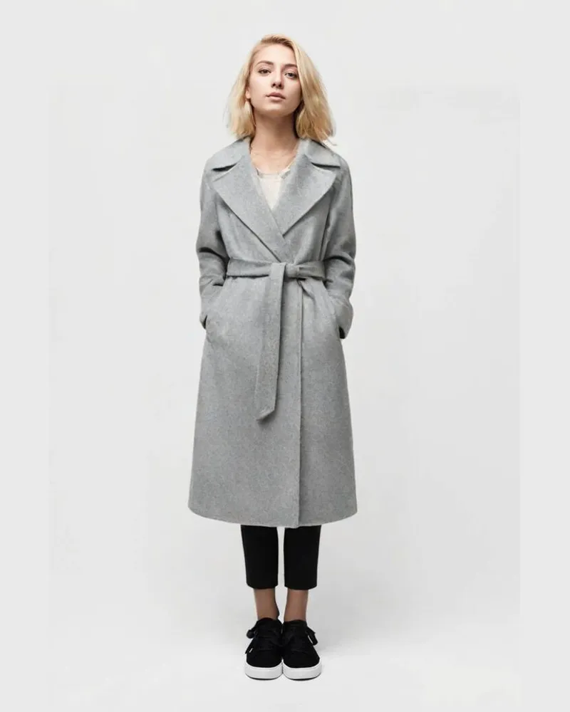 Max Mara Damen Mantel TEMPERA Grau