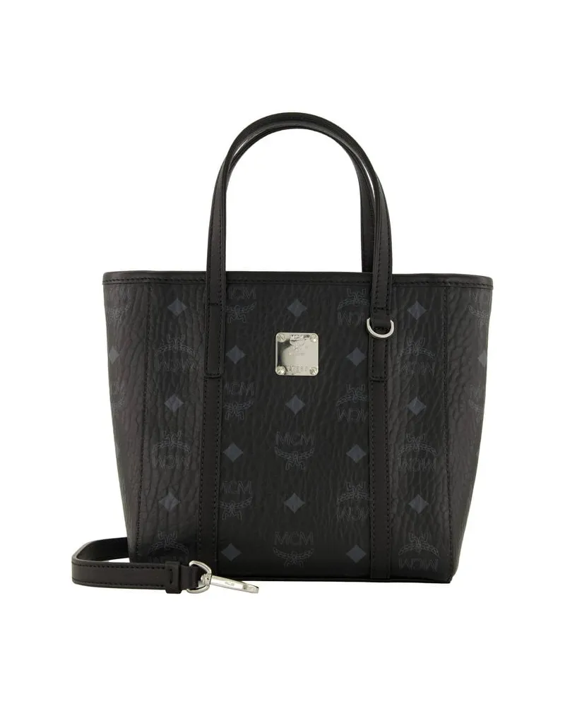 MCM Damen Shopper TONI VI SHOPPER MINI Schwarz