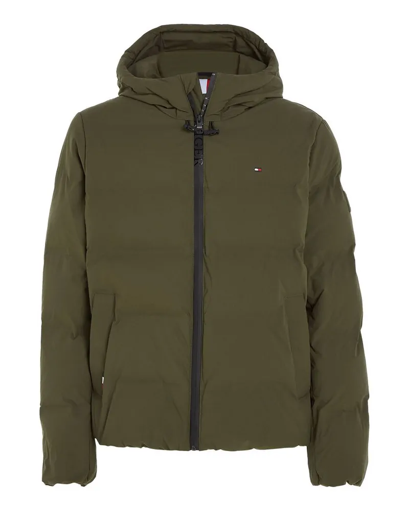 Tommy Hilfiger Herren Steppjacke mit Kapuze CL MOTION HOODED JACKET Oliv