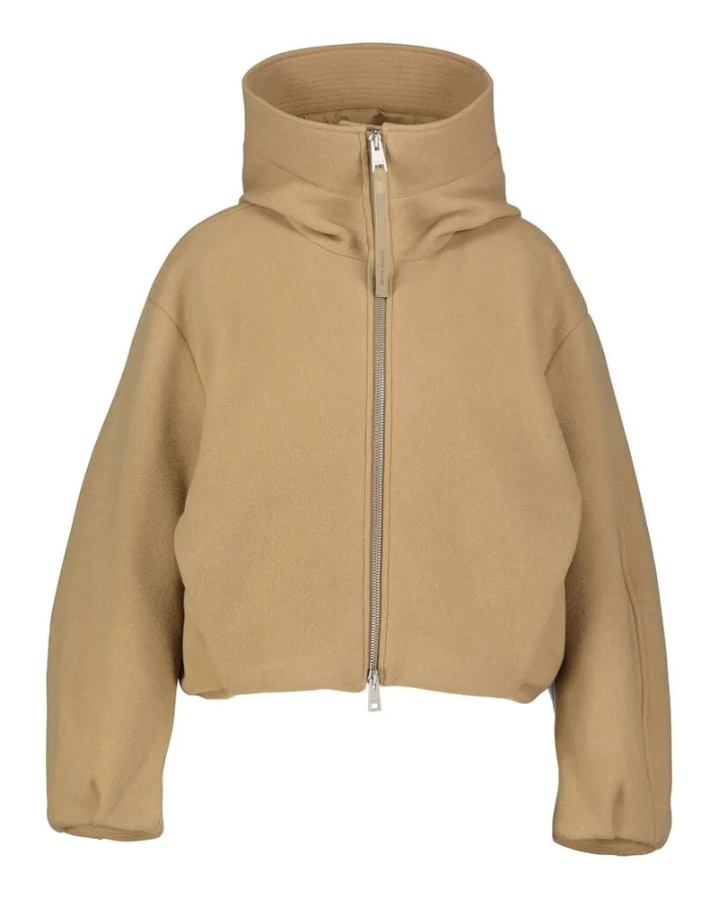 Canada Goose Damen Jacke aus Wollmix CHILLIWACK BOMBER Camel
