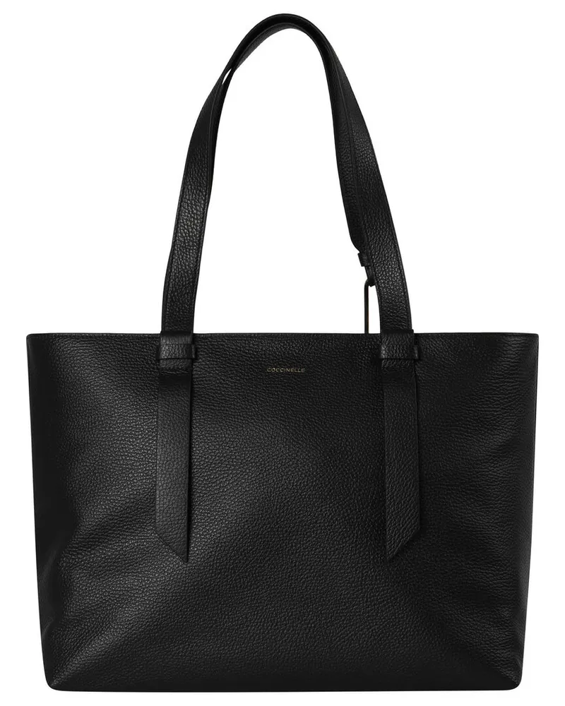 Coccinelle Damen Shopper MALORY TOTE GRAINED Schwarz
