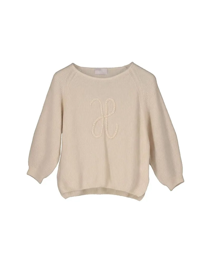 hemisphere Damen Pullover aus Kaschmir-Mix Taupe