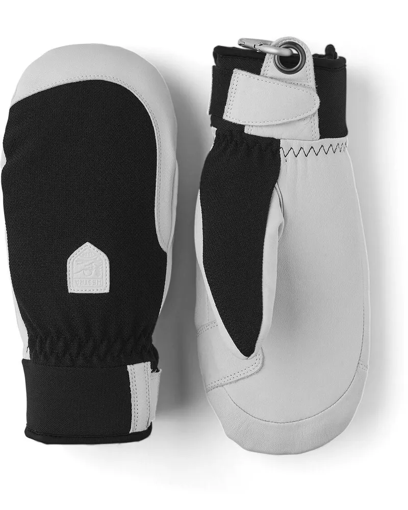 Hestra Damen Skihandschuhe ARMY LEATHER PATROL MITT Fausthandschuhe Schwarz