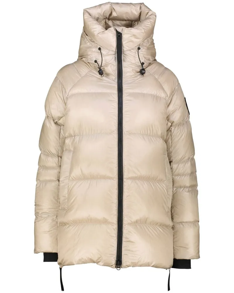 Canada Goose Damen Daunenjacke mit Kapuze CYPRESS PUFFER Kitt