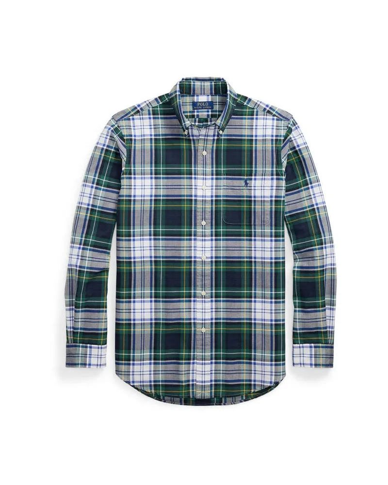 Ralph Lauren Herren Hemd Custom Fit Blau